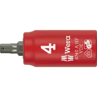 Wera 8740 A VDE HF 05005901001 Inbus Dopsleutelinzetstuk Houderfunctie 4 mm 1/4 4 mm 1/4