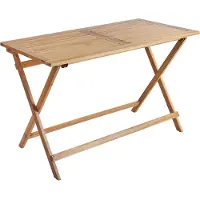 Beliani PROSSEDI - Tuintafel - Lichthout - Acaciahout