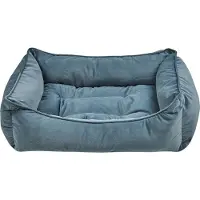 Beliani IZMIR - Dierenbed - Blauw - Fluweel