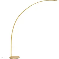 QAZQA Moderne booglamp messing incl. LED met touch dimmer - Arlow