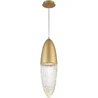 Eurofase LED Hanglamp Ecrou | 8W 3000K 930 | Brushed Gold