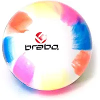 Brabo SM Ball - Veldhockeybal - Wit/ Roze/ Geel