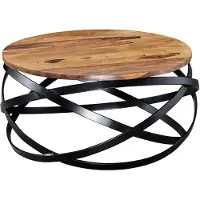 Wohnling Salontafel MANUR bruin 60 cm breed