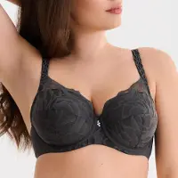 Lisca Voorgevormde bh River | Maat: 80G | Kleur: Antraciet