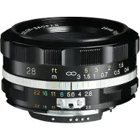Voigtländer Color Skopar 28mm f/2.8 SL IIS Nikon F-mount objectief Zwart