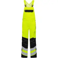 F-engel F. Engel 3321-188 Safety+ Bib Overall Yellow/Black maat 58 heren