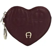 Etienne aigner Diadora tas tag leer 12 cm rood