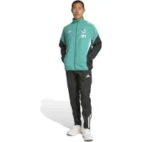 Adidas Liverpool Presentatie Trainingspak Full-Zip Europees 2025-2026 Groen Zwart Wit