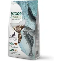 Vigor and Sage Kattenvoer Droog Adult Freeze-Dried Mixed Fish 1,2 kg