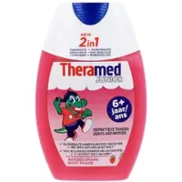 Theramed Tandpasta 2 in1 Junior Aardbeismaak 6+ 75 ml