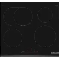 Bosch PIF651HC1E Serie 6 Inductiekookplaat – 60 cm – 4 Zones inclusief Braadzone (28 cm) – DirectSelect – PowerBoost – Home Connect – Zwart Glas