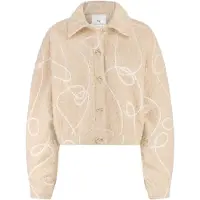 NUKUS Dames Jassen Milou Jacket - Beige - Maat XL