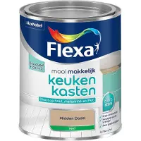 Flexa - Mooi Makkelijk Keukenkasten Mat - Midden Dadel - Mengverf - 750 Ml