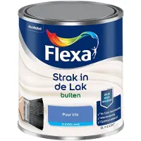 Flexa - Strak In De Lak Buitenlak Zijdeglans - Puur Iris - Mengverf - 1 L
