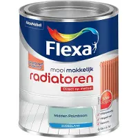 Flexa - Mooi Makkelijk Radiatoren Zijdeglans - Midden Palmboom - Mengverf - 750 Ml