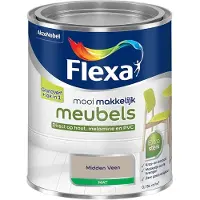 Flexa - Mooi Makkelijk Meubels Mat - Midden Veen - Mengverf - 750 Ml
