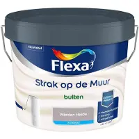 Flexa - Strak Op De Muur Buiten Zijdemat - Midden Heide - Mengverf - 2,5 L