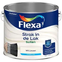 Flexa - Strak In De Lak Buitenlak Zijdeglans - Wit Limoen - Mengverf - 2,5 L