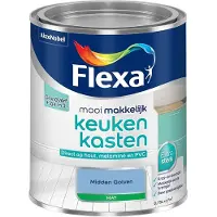 Flexa - Mooi Makkelijk Keukenkasten Mat - Midden Golven - Mengverf - 750 Ml