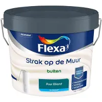 Flexa - Strak Op De Muur Buiten Zijdemat - Puur Eiland - Mengverf - 2,5 L