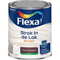 Flexa - Strak In De Lak Binnenlak Mat - Puur Aubergine - Mengverf - 750 Ml