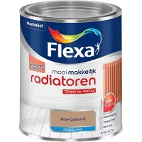 Flexa - Mooi Makkelijk Radiatoren Zijdeglans - Raw Colour 6 - Mengverf - 750 Ml