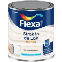 Flexa - Strak In De Lak Binnenlak Zijdeglans - Wit Goudsbloem - Mengverf - 1 L