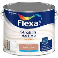 Flexa - Strak In De Lak Binnenlak Zijdeglans - Koper Oranje - Mengverf - 2,5 L