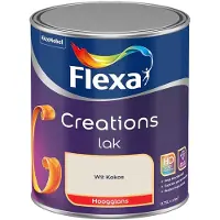 Flexa - Creations Lak Hoogglans - Wit Kokos - Mengverf - 750 Ml