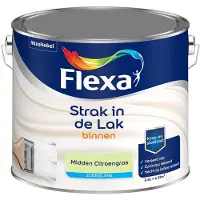 Flexa - Strak In De Lak Binnenlak Zijdeglans - Midden Citroengras - Mengverf - 2,5 L