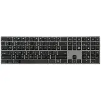 Perixx PERIBOARD-817B Draadloos Toetsenbord - Bluetooth & 2.4GHz - Aluminium behuizing - Oplaadbare Accu - Stille Scissor toetsen - Win/MacOS - QWERTY