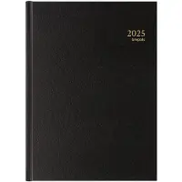 Brepols Concorde Lima weekagenda met uurindeling 2027 zwart (1 week per 2 pagina's) 6-talig