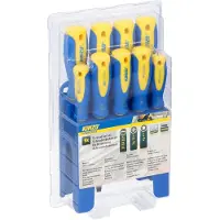 Kinzo Schroevendraaierset + Houder, Magnetisch - 9-delig