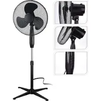 Excellent Electrics Staande ventilator 45 W zwart