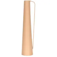 HBX natural living Vaas Metaal13.4x11.5xh52cm Koffie Bruin bruin Keramiek Vaas
