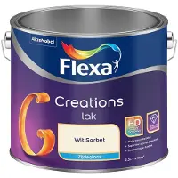 Flexa - Creations Lak Zijdeglans - Wit Sorbet - Mengverf - 2,5 L