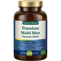 Holland & Barrett 1+1 gratis | Premium Multi Man - 120 capsules