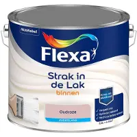 Flexa - Strak In De Lak Binnenlak Zijdeglans - Oudroze - Mengverf - 2,5 L