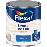 Flexa - Strak In De Lak Binnenlak Zijdeglans - 100% Iris - Mengverf - 1 L