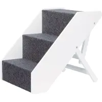 Trixie - Dierentrap - Trap In Hoogte Verstelbaar - Wit - 67X40X40-47 cm