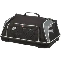 Trixie - Hondentas - Vliegtuigtas Boarding - Zwart/Grijs - 55X40X23 cm