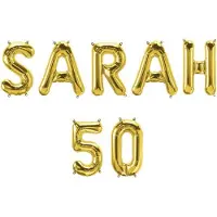 Paper Dreams Folie Ballon Slinger - Sarah 50 Goud goud Kunststof Ballon