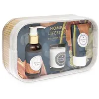 Source Balance Home & Life giftset in bamboe mand Huidverzorging geschenkset