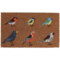 Esschert Design Deurmat Kokos Vogels L Bruin bruin Kokosvezel