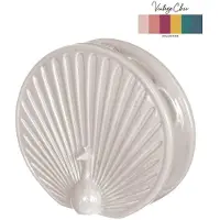 Ideas 4 Seasons Vaas Peacock crème Ø7 L19,7xH18cm crème Keramiek Vaas