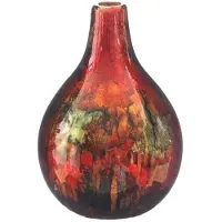 Ideas 4 Seasons Dazzle vaas Ø12xH18cm ruby rood rood Aardewerk Vaas