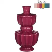 Ideas 4 Seasons Vaas Bellagio Kers Ø11xH20cm Roze roze Keramiek Vaas