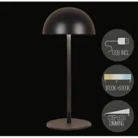 Coen Bakker Anna's Collection oplaadbare burenlamp, USB, zwart, 9,5x22 cm