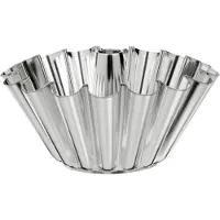 Gastromax tulband bakvorm, van blank metaal, 1,5 liter, zilver