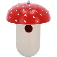 Esschert Design Vogelhuisje Nestkast Vliegenzwam- Nestkastje - - Rood - NK118